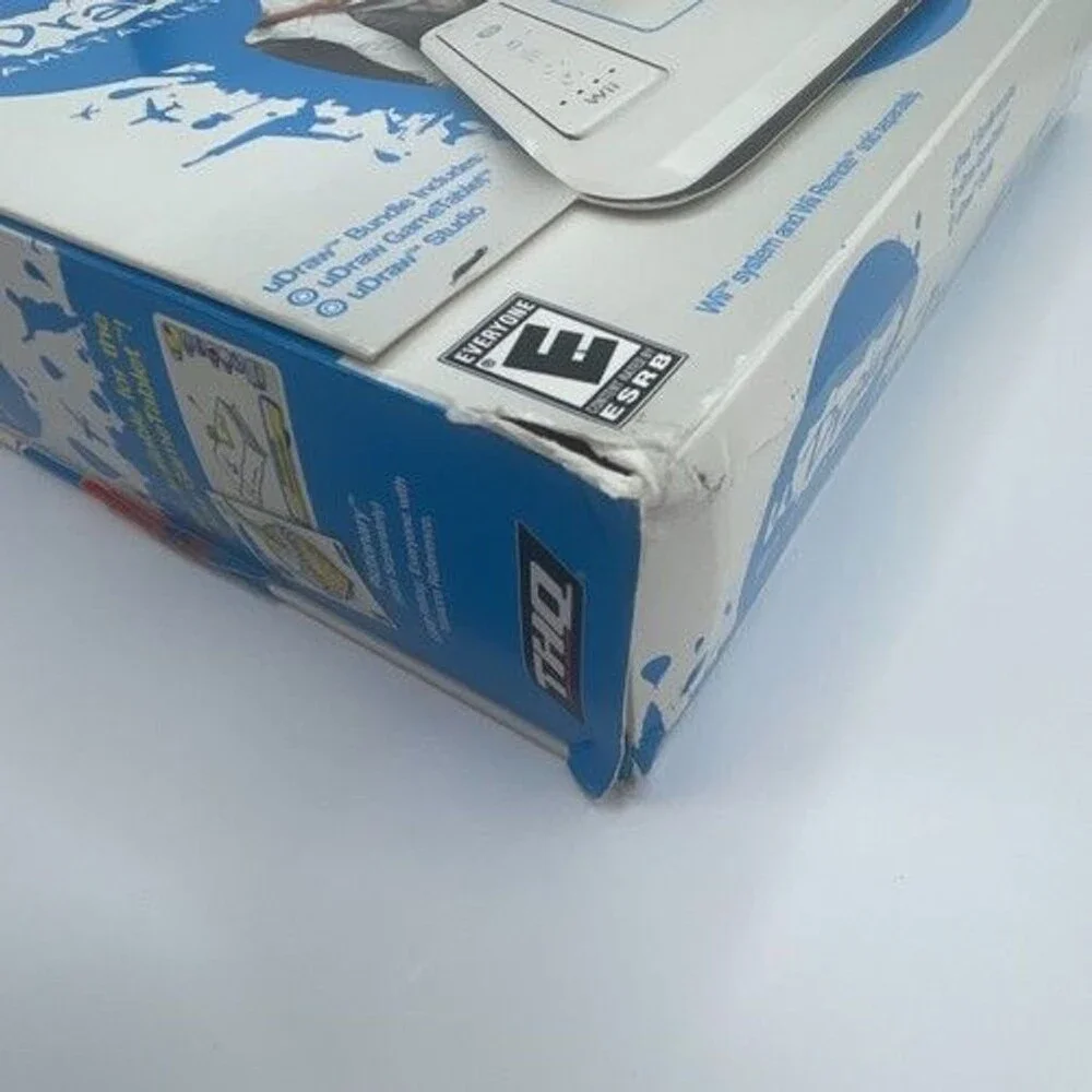 OEM White uDraw GameTablet uDraw Studio (Wii, 2010) Complete Controller